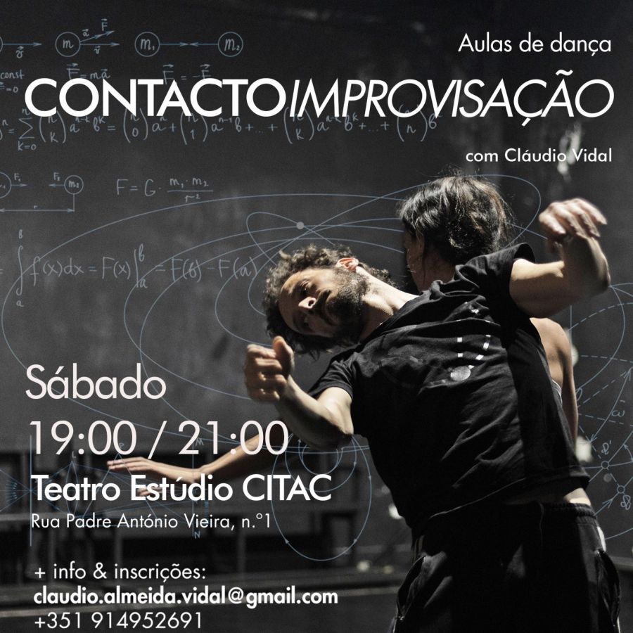 Aula de Dança :  CONTACTO IMPROVISAÇÃO