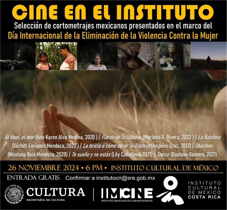 Cortometrajes en el marco del Día Internacional de la Eliminación de la Violencia contra la Mujer