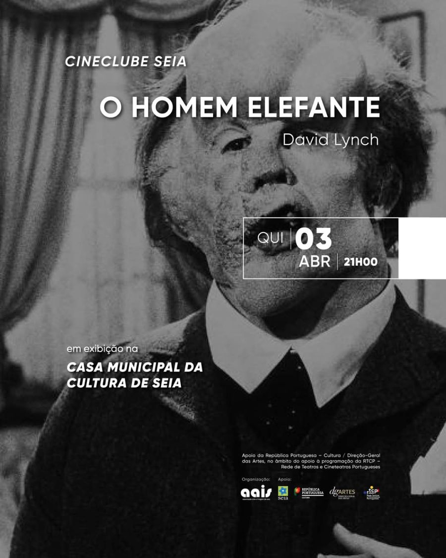 Cinema 'O HOMEM ELEFANTE', de David Lynch