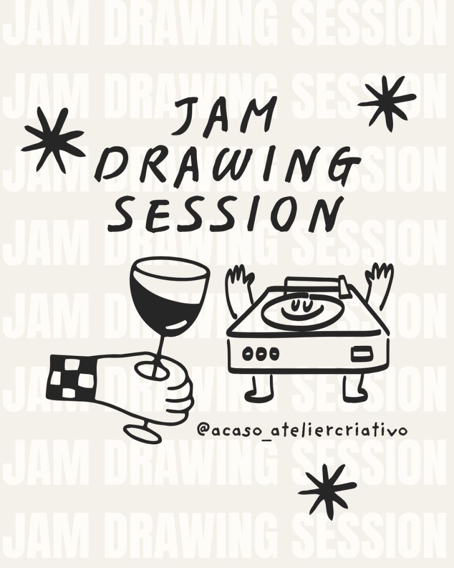 JAM DRAWING SESSION - Aberta a todos, esta jam é um convite a soltar o traço, experimentar sem medo e descobrir o prazer do inesperado