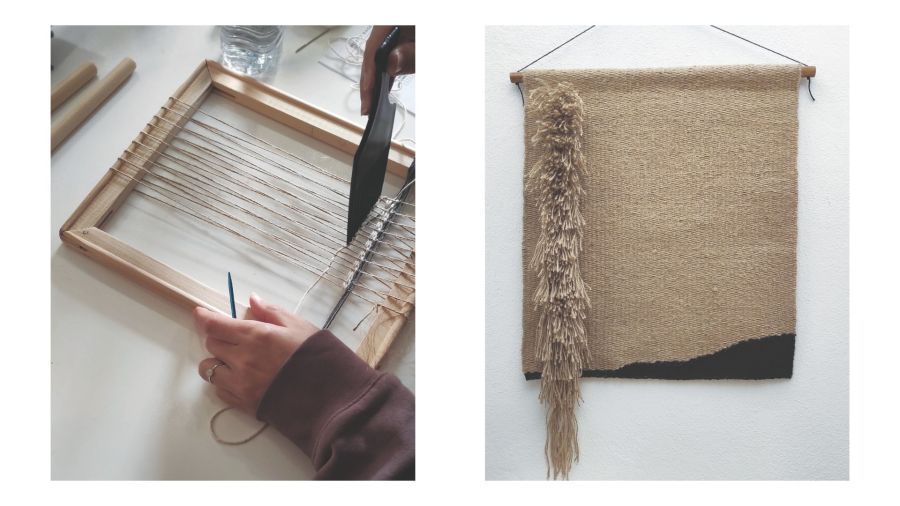 Workshop Tapeçaria Manual em Tear de Pregos
