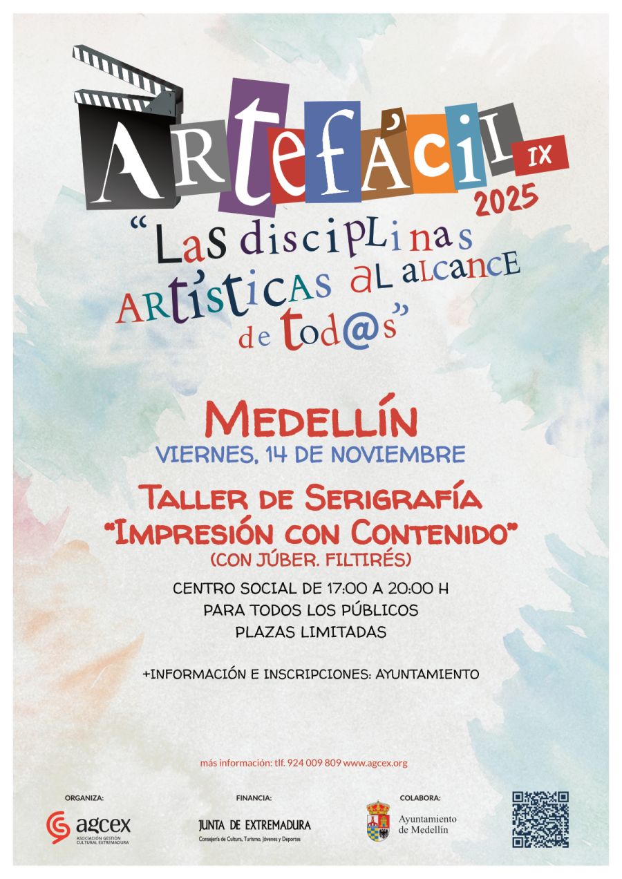 ArteFácil25. 'IMPRESIÓN CON CONTENIDO'. Taller de serigrafía con Filtirés.