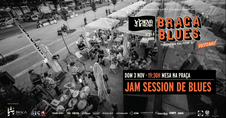 Jam Session de Blues - Festival Nova Arcada Braga Blues - Outono 2024