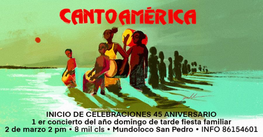 Cantoamérica primer concierto del año 