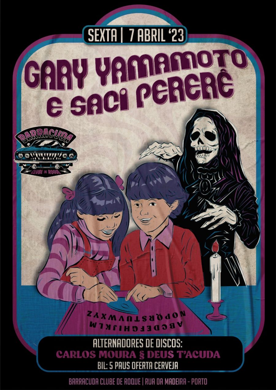 Gary Yamamoto e Saci Pererê - Alternadores de discos: Carlos Moura & Deus T´Acuda
