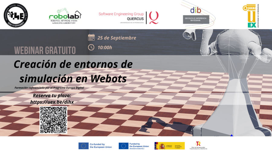 Creación de entornos de simulación de webots
