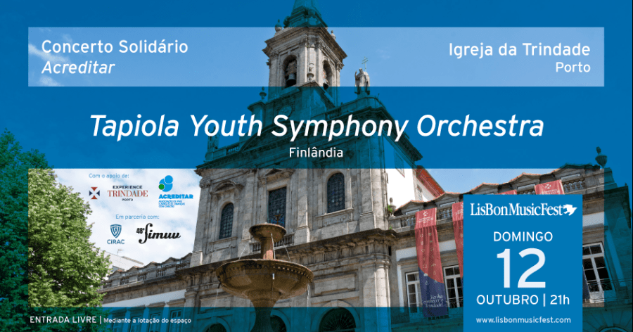Concerto Solidário “Acreditar” - Tapiola Youth Symphony Orchestra (Entrada Livre)