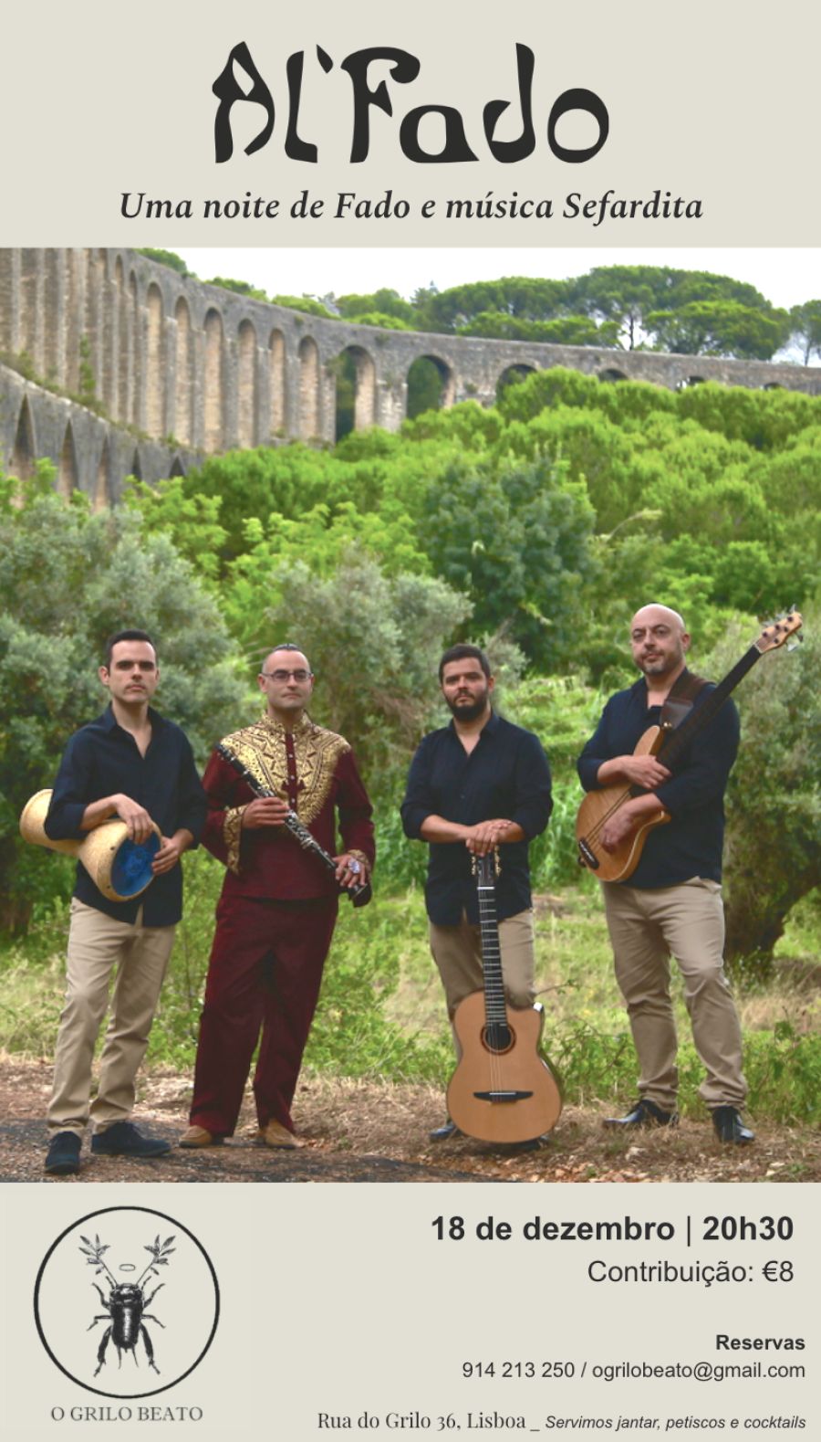 Al'Fado: Uma Noite de Fado & música Sefardita