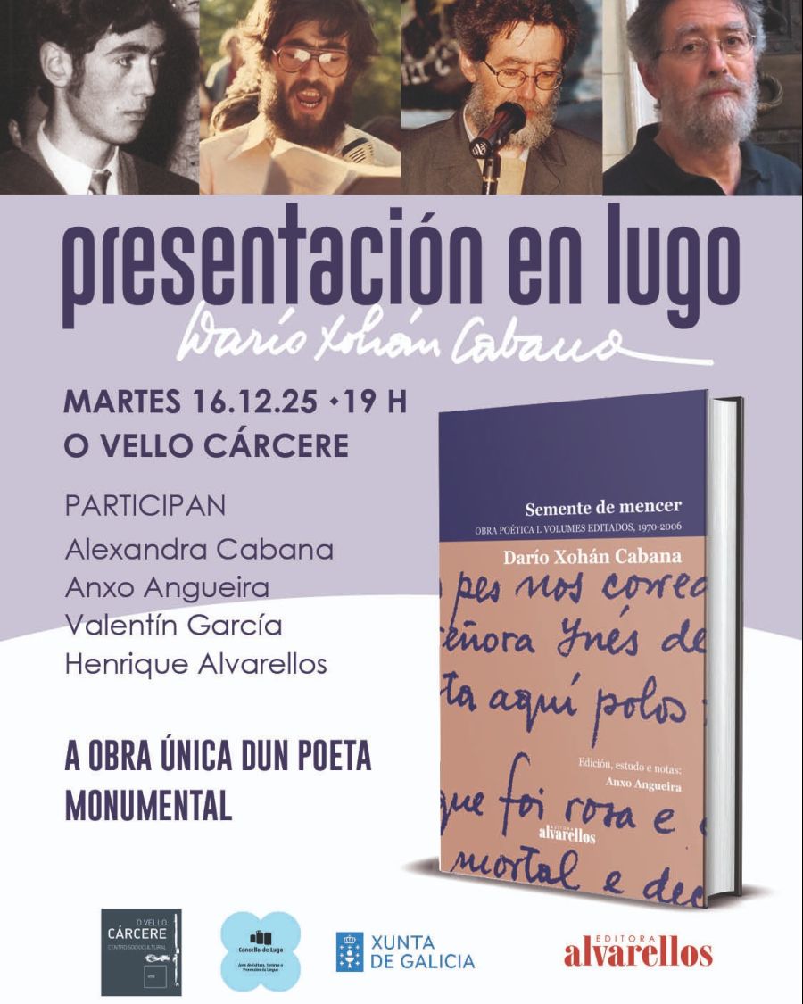 Presentación da obra poética 'Semente de mencer'