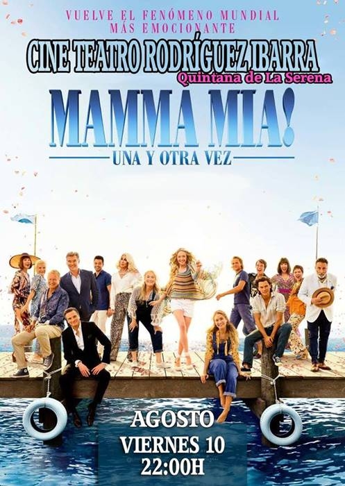 Proyección «Mama mía: una y otra vez» || Cine Teatro Rodríguez Ibarra