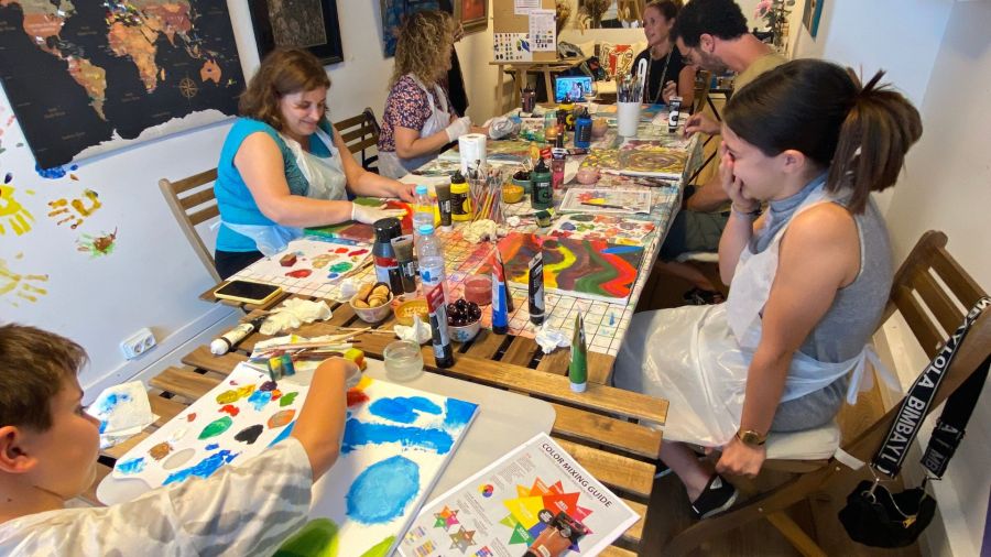 Intuitive painting workshop for beginners