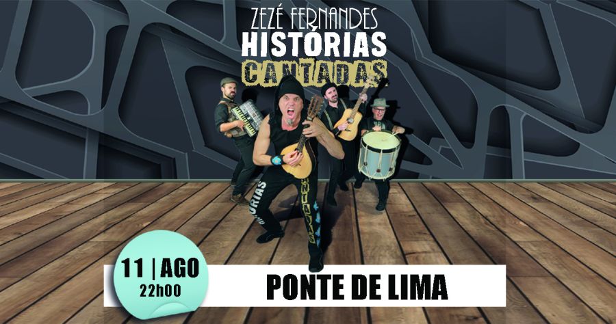 Zezé Fernandes em Ponte de Lima, com a tour 'Histórias cantadas'