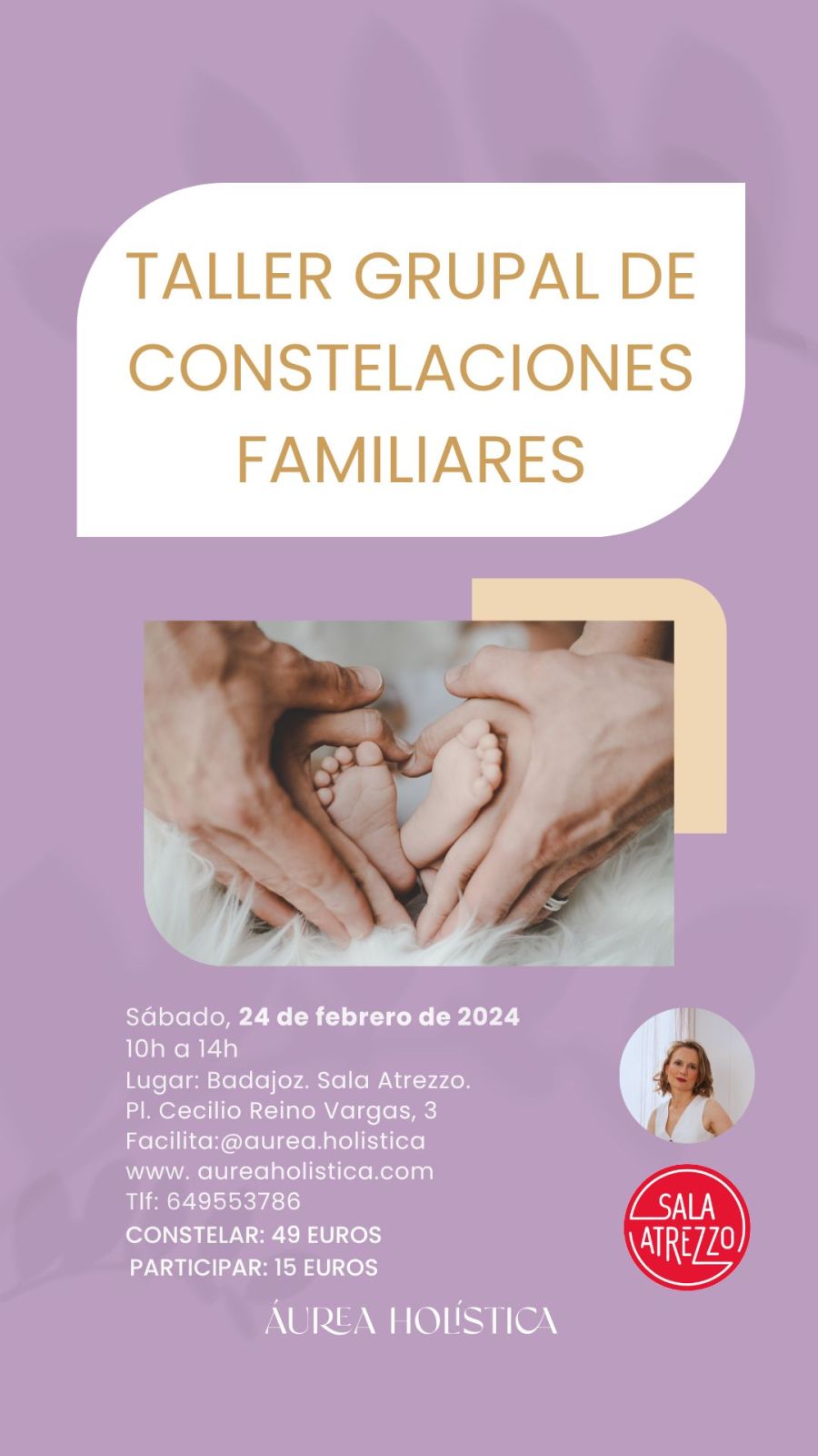 TALLER DE GRUPAL CONSTELACIONES FAMILIARES BADAJOZ | 24 de febrero de 2024