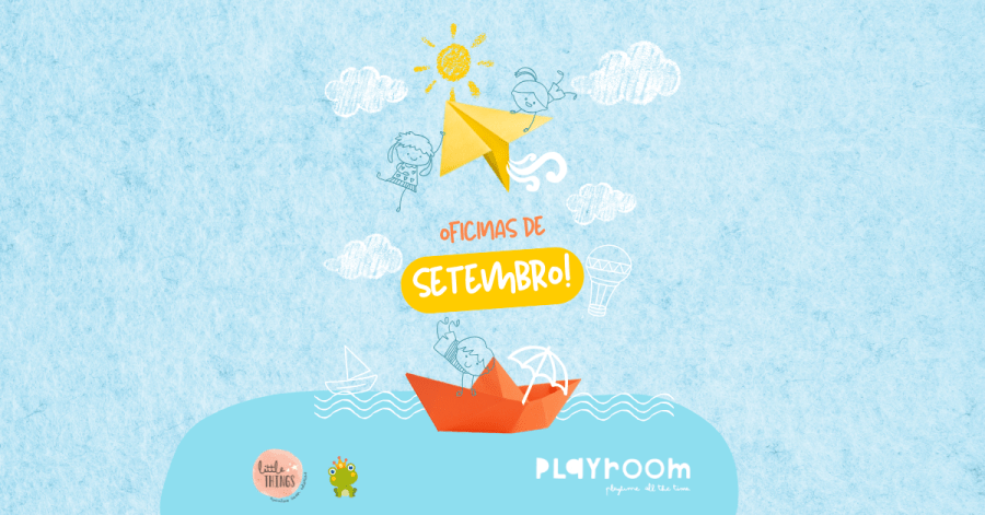 Oficinas de 1 a 5 de Setembro na Playroom
