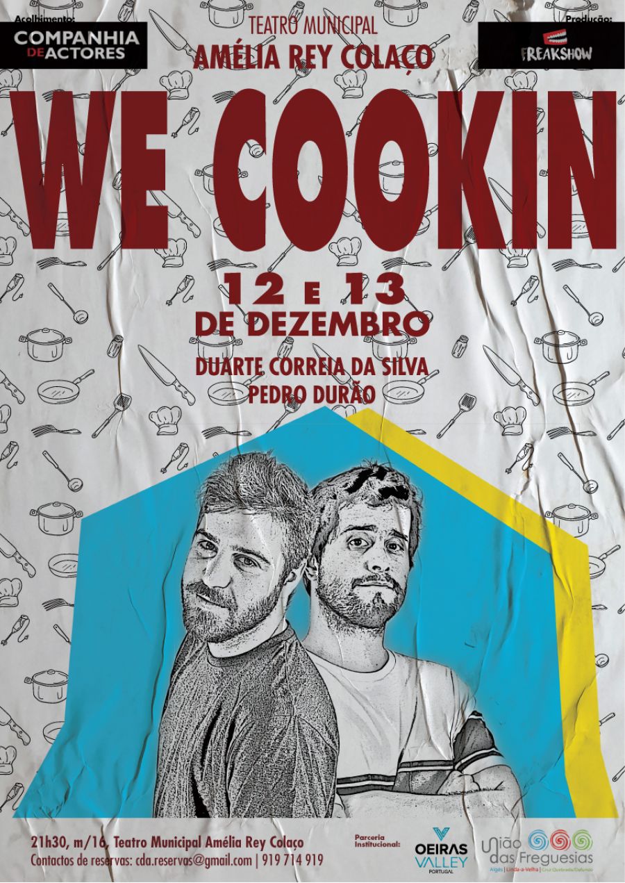 We Cookin: um rascunho de stand-up comedy com Pedro Durão e Duarte Correia da Silva.