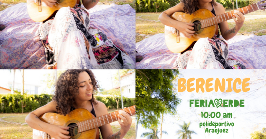 Música en Feria Verde. Berenice Jiménez