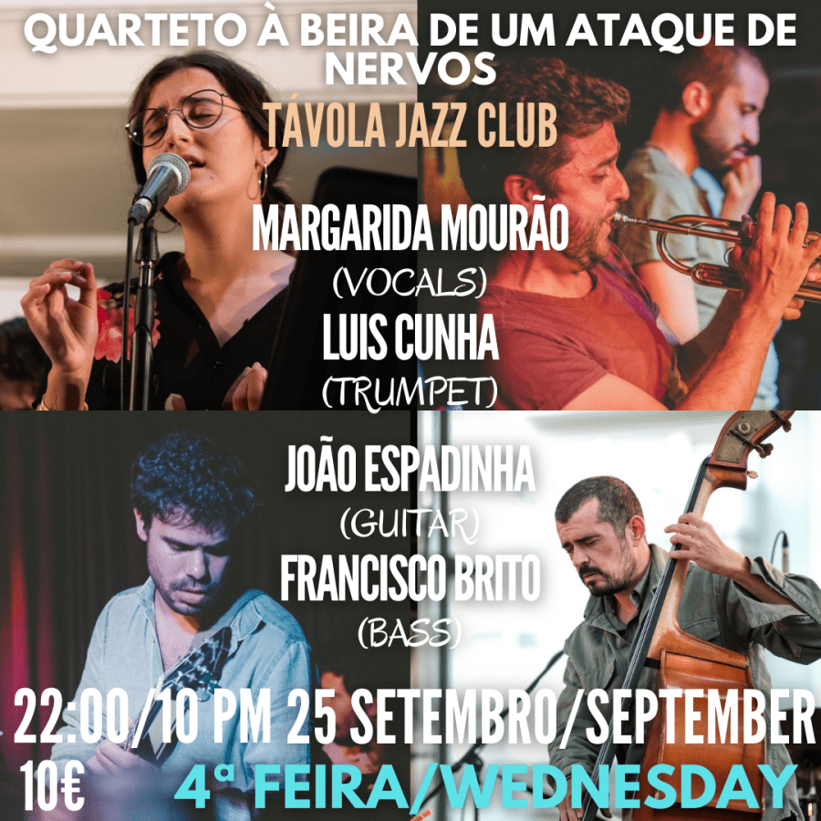 Quarteto à beira de um ataque de nervos - Live Jazz no Távola Jazz Club