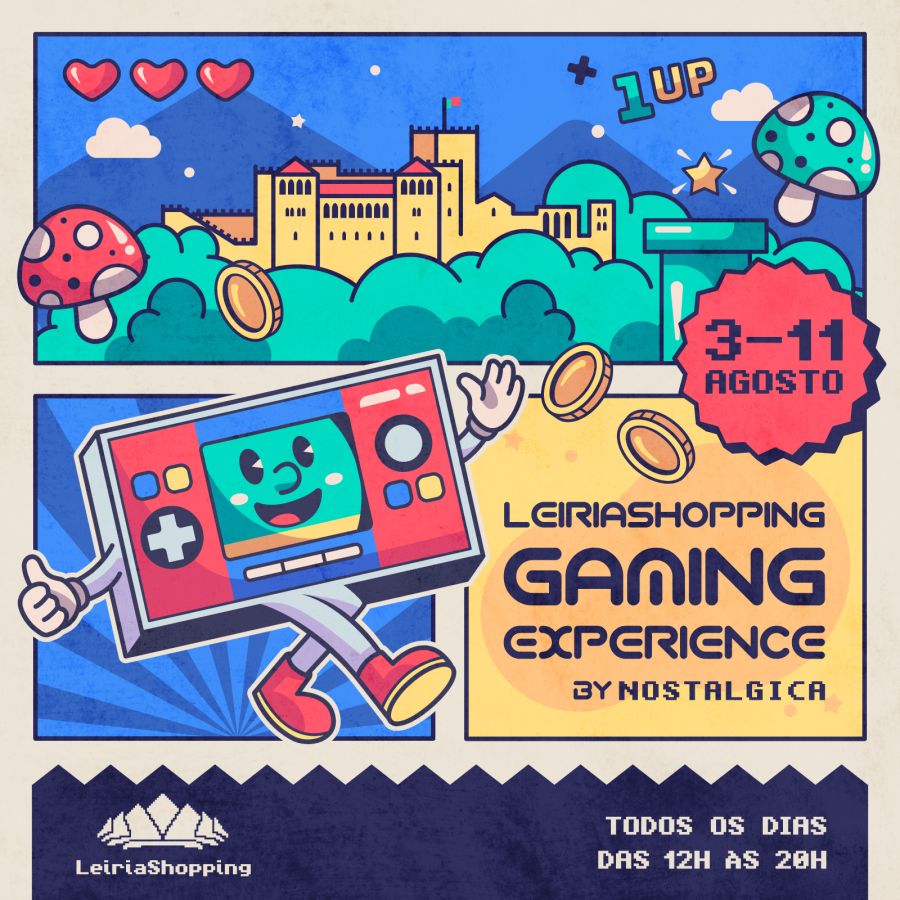 Gaming Experience e exposição dedicada à história dos videojogos no LeiriaShopping 