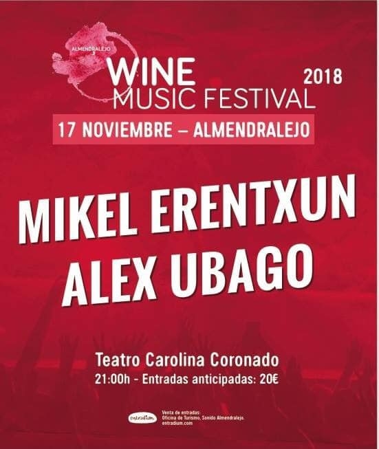 WINE MUSIC FESTIVAL | Mikel Erentxun y Alex Ubago