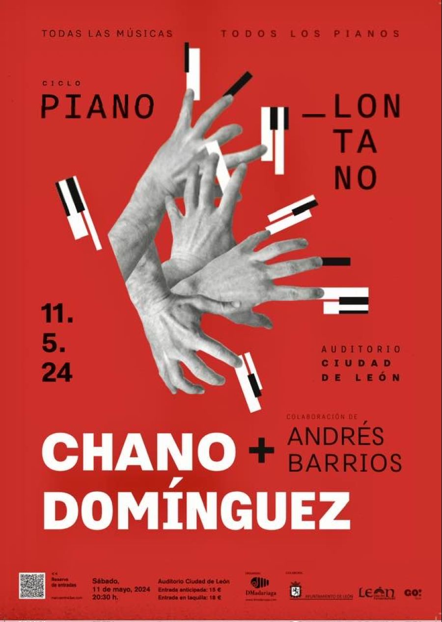 Chano Domínguez + Andrés Barrios. Ciclo Piano Lontano. Auditorio Ciudad de León