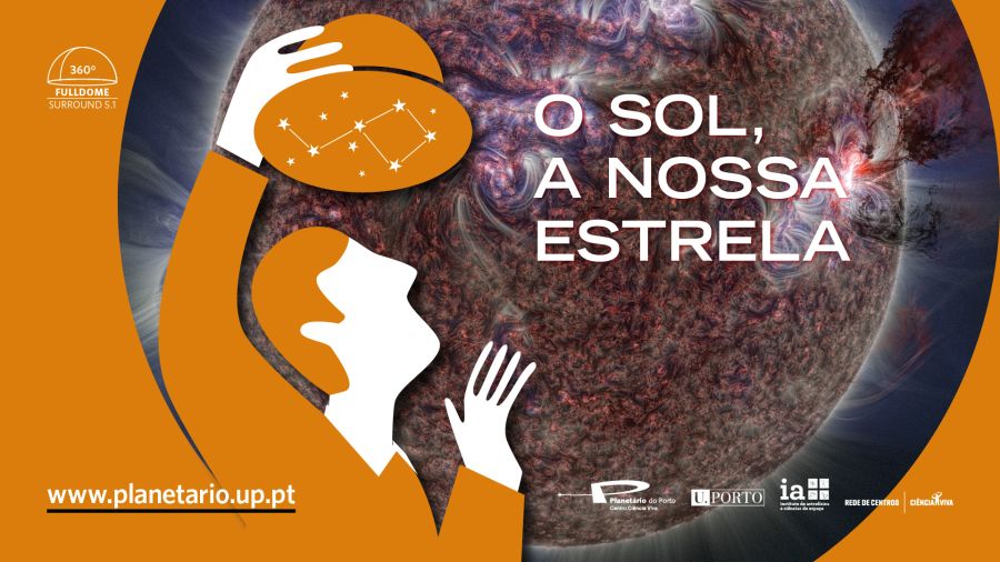 O Sol, a nossa Estrela Sessão imersiva de planetário