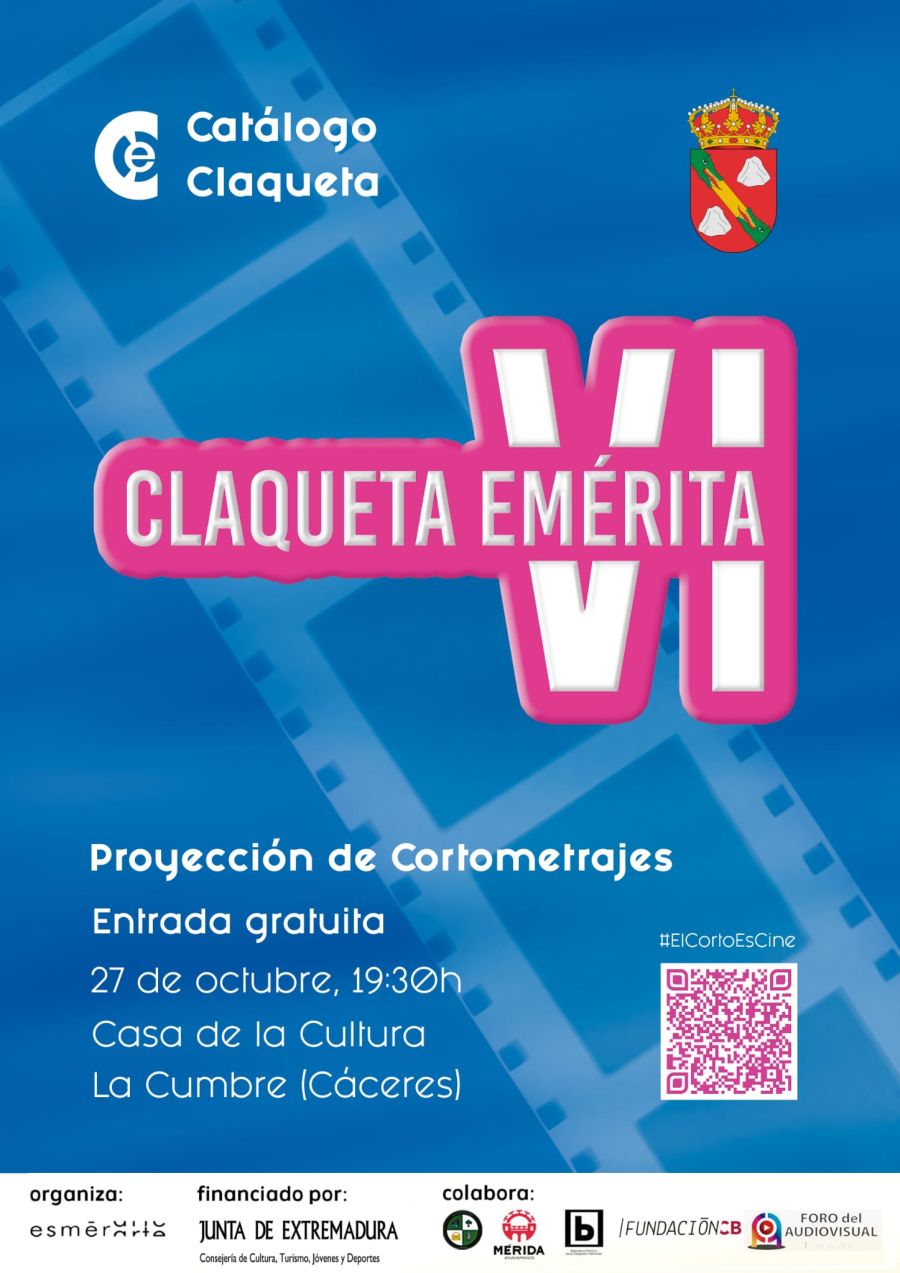 Catálogo Claqueta 6: Proyecciones de cortometrajes en La Cumbre (Cáceres)