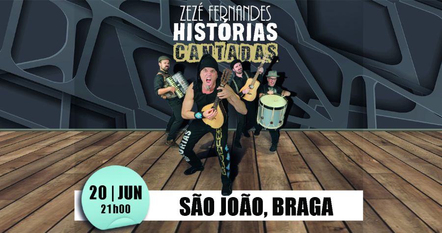 Zezé Fernandes em Braga, com a tour 'Histórias cantadas'