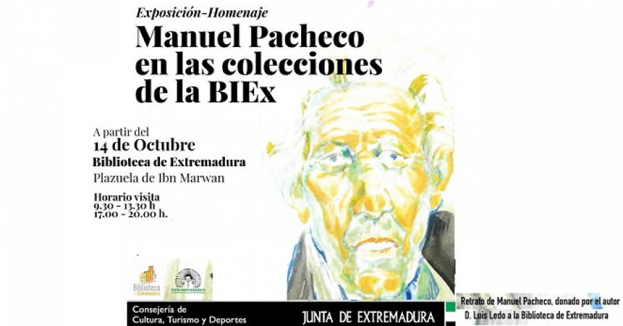 Exposición-Homenaje: Manuel Pacheco en las colecciones de la BIEx