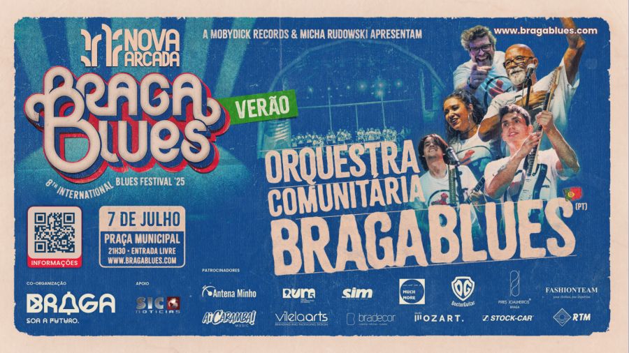 Orquestra Comunitária Braga Blues - Festival Nova Arcada Braga Blues 2025 - Verão