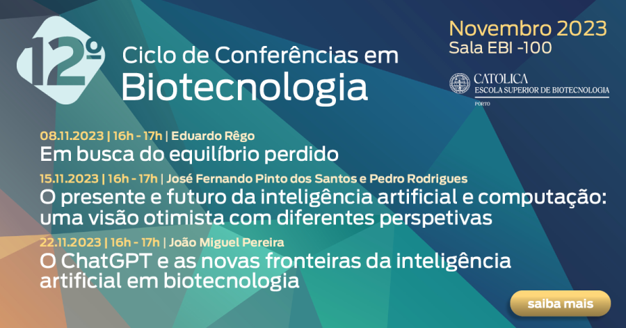 12º Ciclo de Conferências em Biotecnologia 