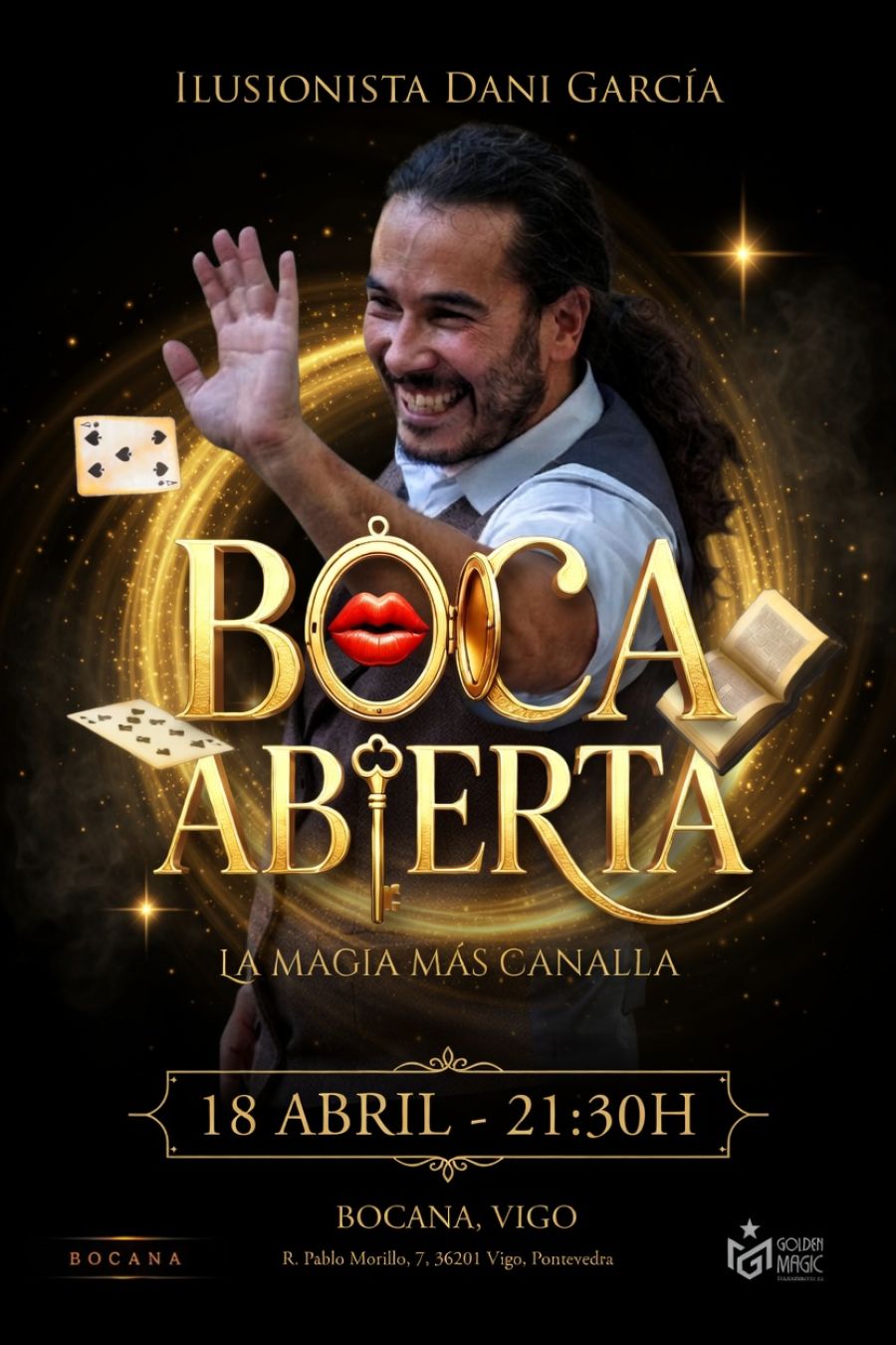 Dani García - Boca Abierta (Show de magia en Vigo)
