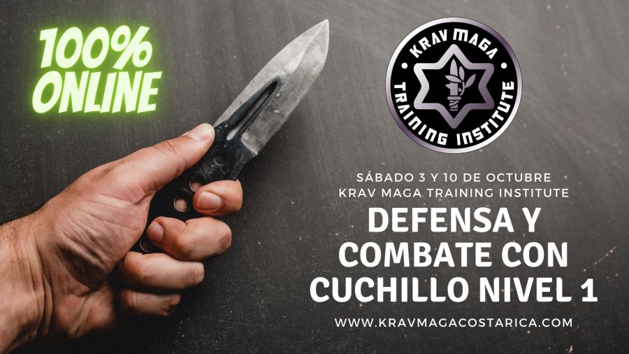 Defensa y combate con cuchillo. Edgar Fernández. Nivel 1