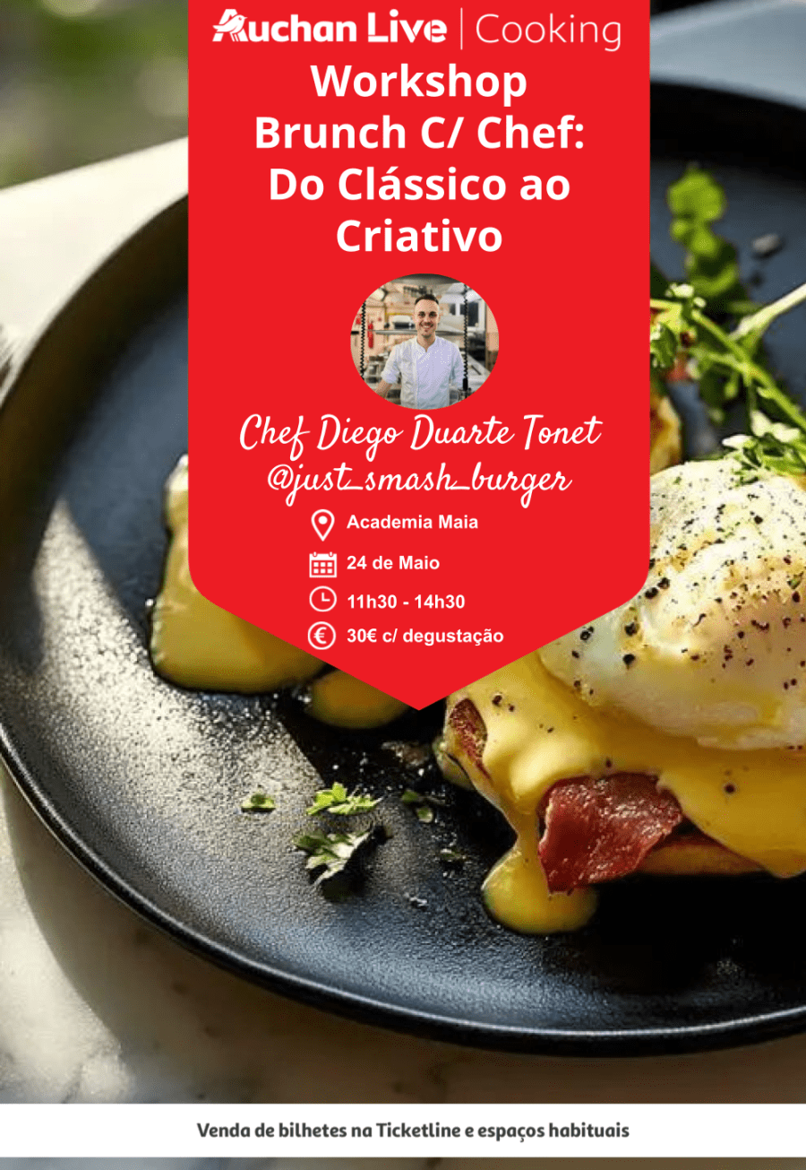 Workshop Brunch c/ o Chef: Do Clássico ao Criativo
