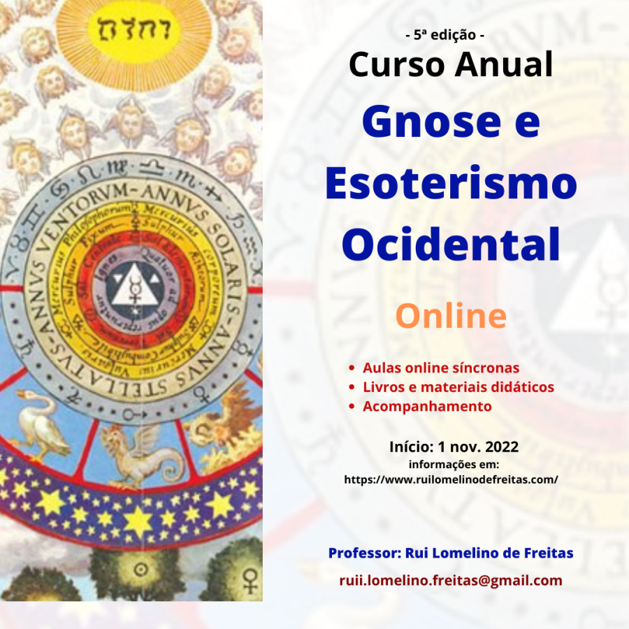 Abertas as Inscrições Curso Online Gnose e Esoterismo Ocidental