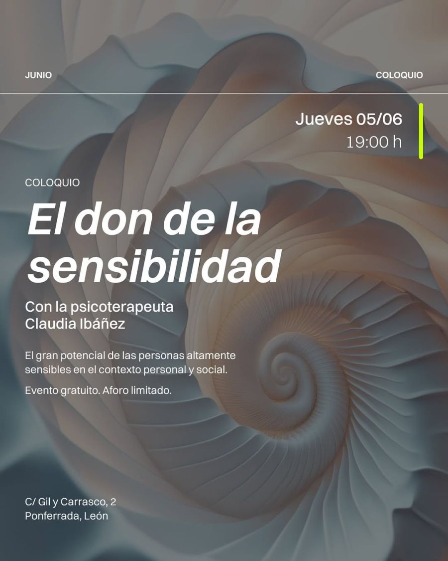 Charla coloquio | El don de la sensibilidad