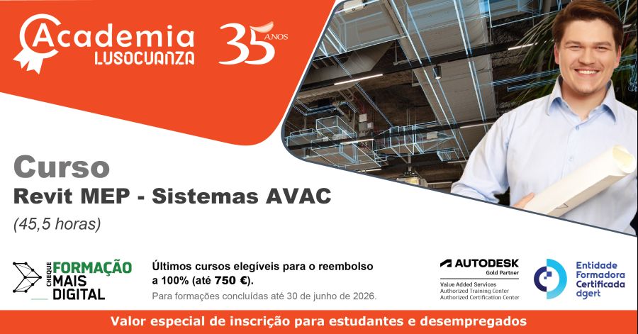 Academia Luso Cuanza - Curso Revit MEP - Sistemas AVAC