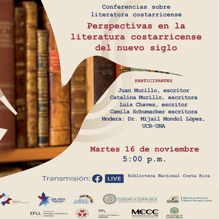 Conferencia. Perspectivas en la literatura costarricense del nuevo siglo