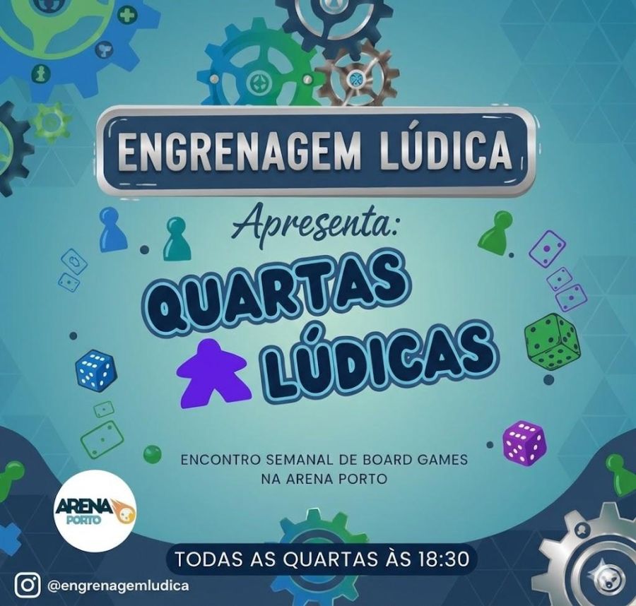 Quartas Lúdicas / Board Game Wednesdays (by Engrenagem Lúdica & Arena Porto)