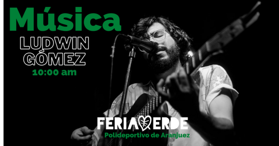 Música en Feria Verde. Ludwin Gómez 