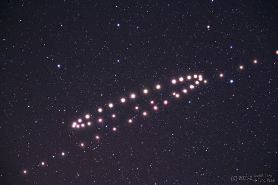 Pequenos universos em movimento 
