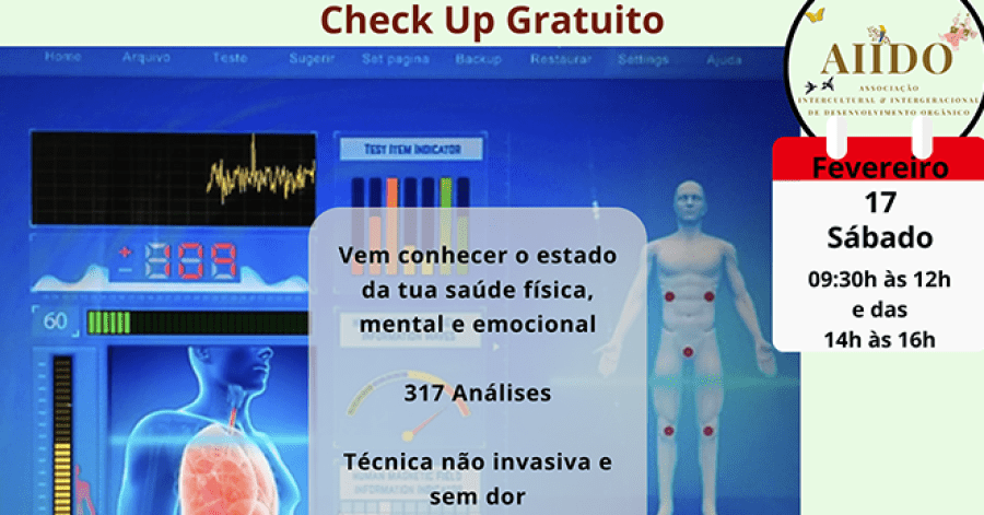 Check UP Gratuito - Quântico (Pelas Energias do Corpo)