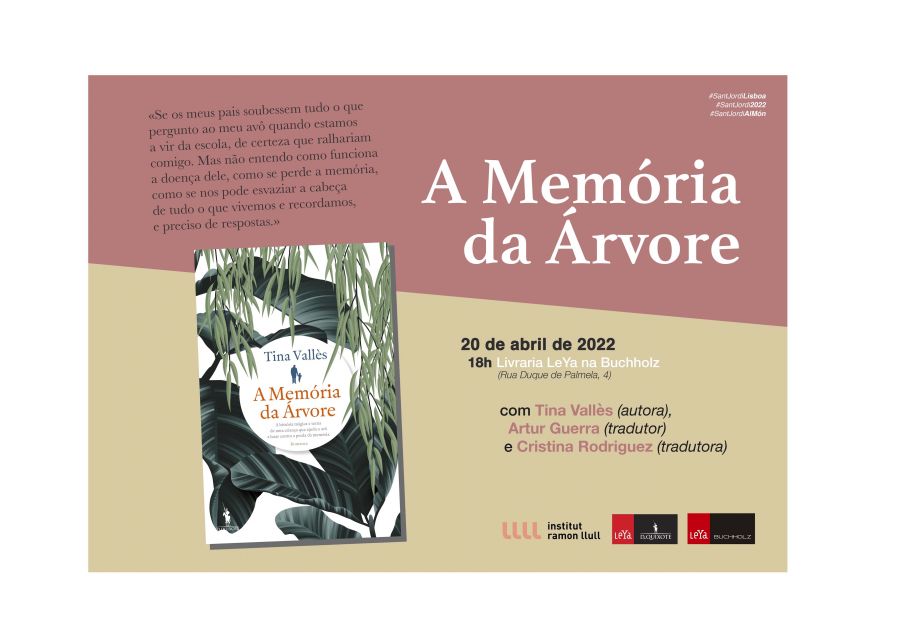 Apresentação de livro: 'A Memória da Árvore', de Tina Vallès