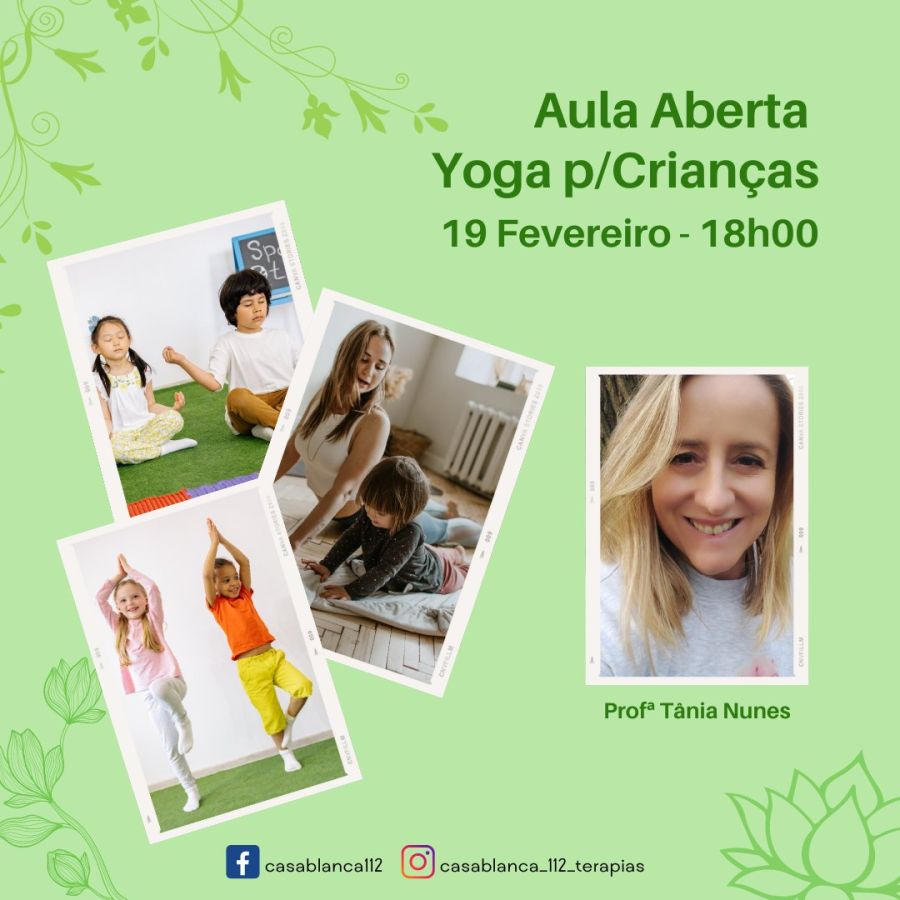 Yoga para Crianças - Aula Aberta