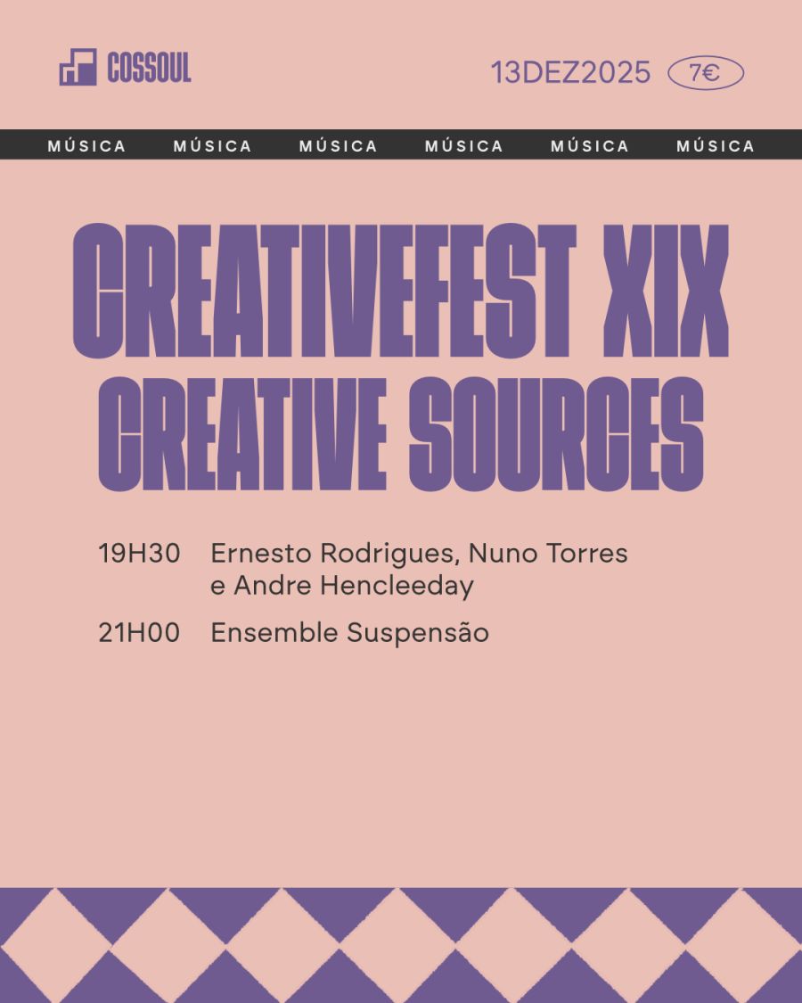 CreativeFest XIX - Creative Sources