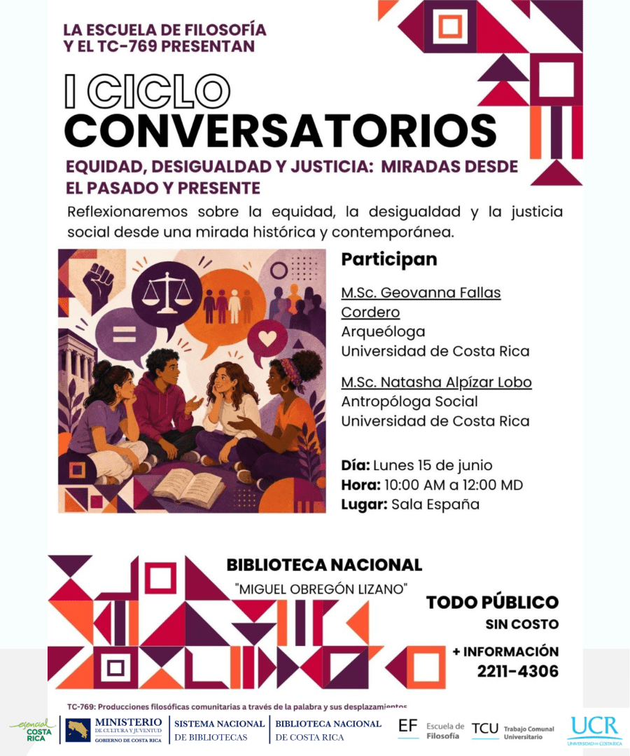 Conversatorio 'Equidad, desigualdad y justicia: miradas desde el pasado y presente'