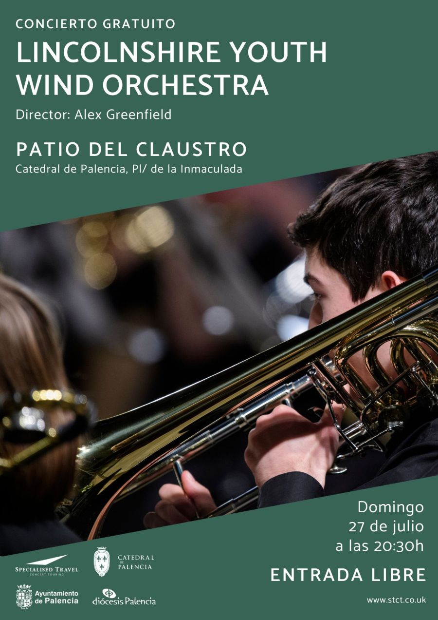 Concierto Gratuito | LINCOLNSHIRE YOUTH WIND ORCHESTRA | Palencia