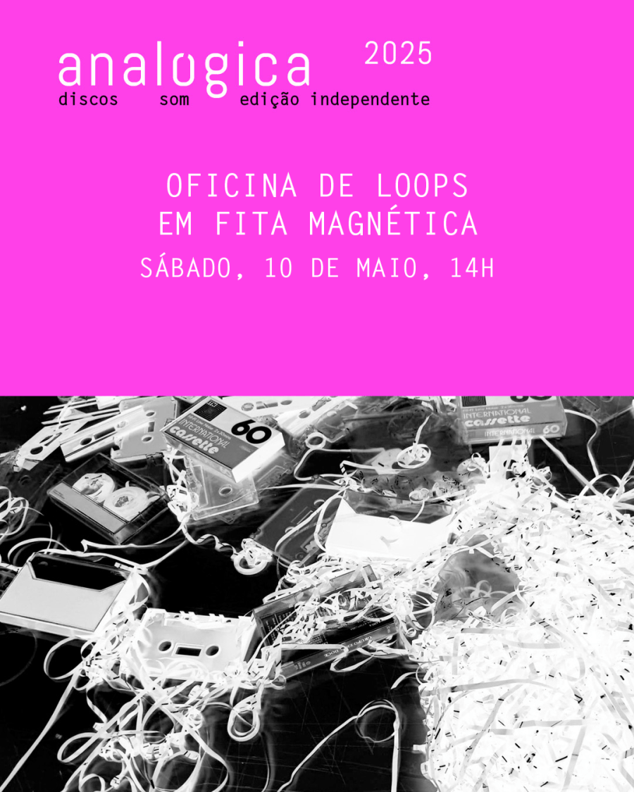 Oficina de loops em fita magnética com Daniel Pinheiro e Fernando Fadigas