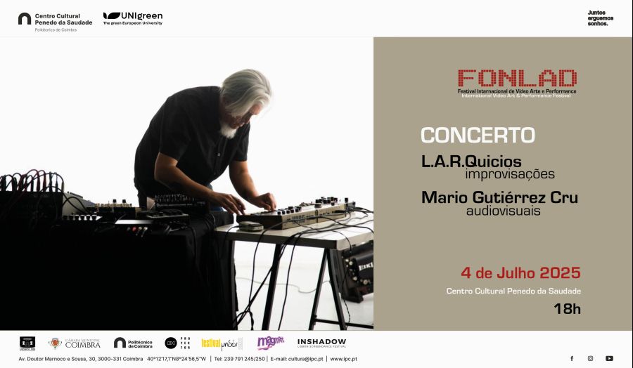 Concerto de música eletrónica com L.A.R.Quicios